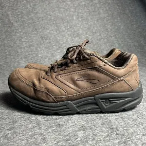 Brooks Addiction Walker Brown Walking Shoes Sneakers 1100394E221 Mens Sz 10.5 4E