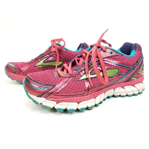 Brooks Adrenaline GTS 15 Women’s Athletic Running Shoes DNA Red Size 6.5
