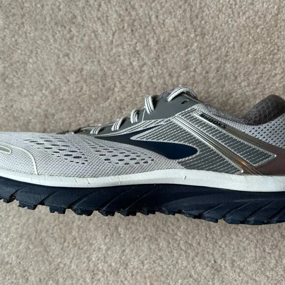 Brooks Adrenaline GTS 18 Men's Running Shoes Size 9 Gray Navy Blue 1102711D190