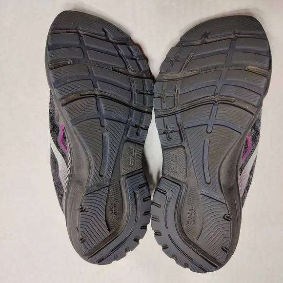 Brooks Adrenaline GTS 23 Women's Sneakers Black/Blue/Purple Running Shoe Size 7M