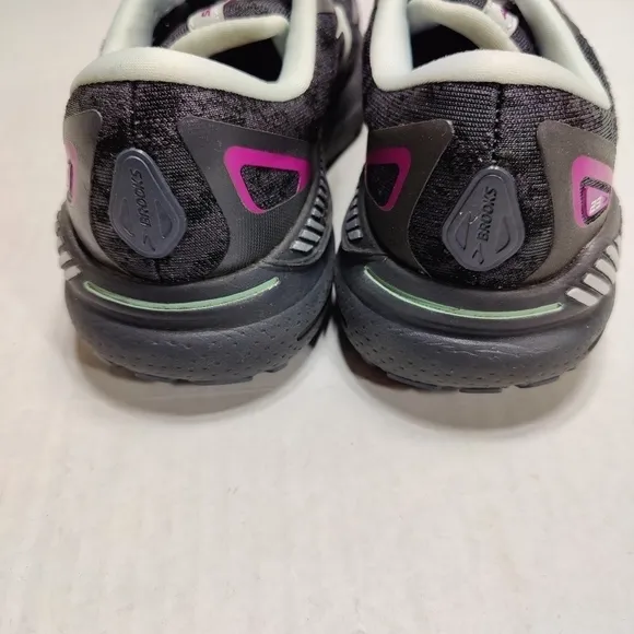 Brooks Adrenaline GTS 23 Women's Sneakers Black/Blue/Purple Running Shoe Size 7M
