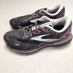 Brooks Adrenaline GTS 23 Women's Sneakers Black/Blue/Purple Running Shoe Size 7M
