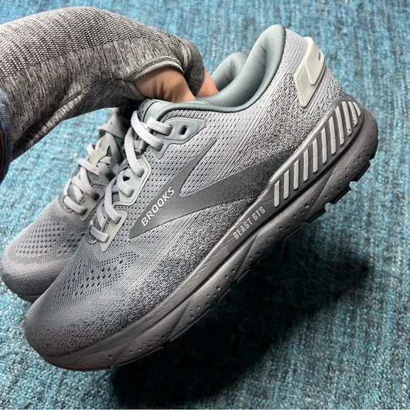 Brooks Beast GTS 24 Running Walking Shoes in Primer Grey Ebony