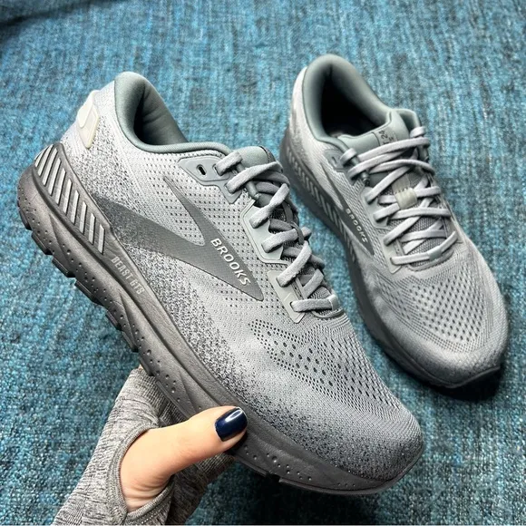 Brooks Beast GTS 24 Running Walking Shoes in Primer Grey Ebony