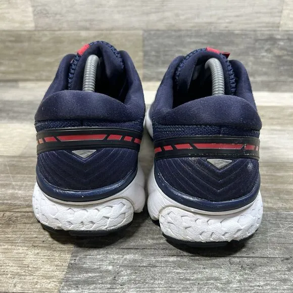 Brooks Ghost 11 Shoes Men's 11 D Blue Red Running Sneakers