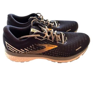 Brooks Ghost 13 Men's Running Shoes - Black and Gold SZ 13 Worn 1X