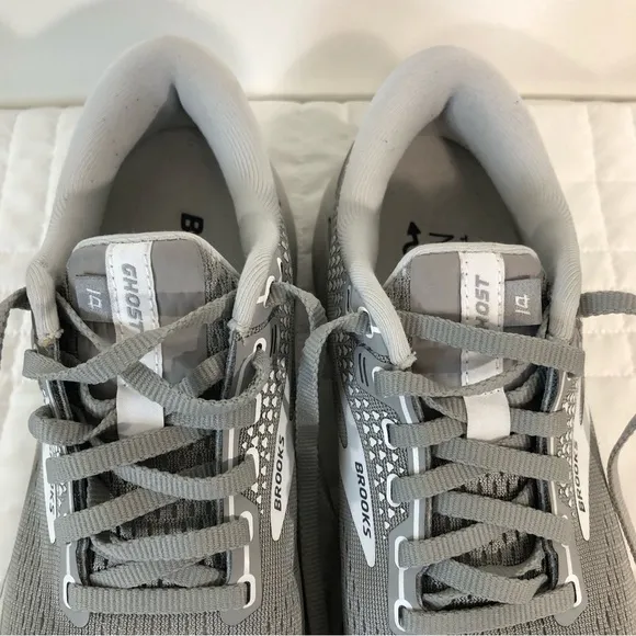 Brooks Ghost 14 Gray Running ShoeSz 7