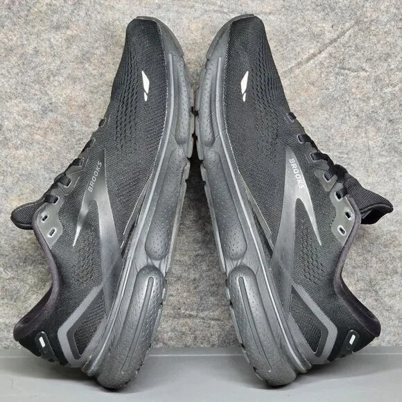 Brooks Ghost 15 Men's Running Shoes 11.5 D Black Lace Up‎ Comfy Sneakers