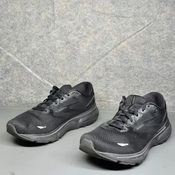 Brooks Ghost 15 Men's Running Shoes 11.5 D Black Lace Up‎ Comfy Sneakers