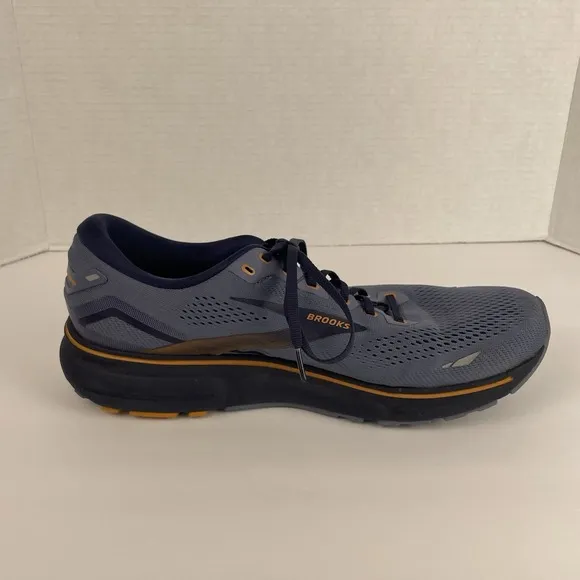 Brooks Ghost 15 Shoes Men's Size 13 Medium (D) Flintstone Peacock Oak Running