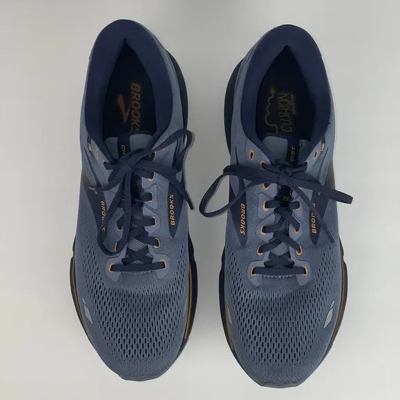 Brooks Ghost 15 Shoes Men's Size 13 Medium (D) Flintstone Peacock Oak Running