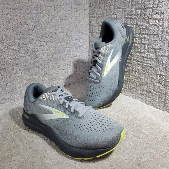 Brooks Ghost 16 Men's Size 9 4E US Gray Running Sneaker Shoes 1104184E040