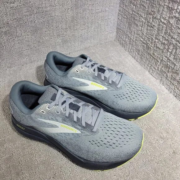 Brooks Ghost 16 Men's Size 9 4E US Gray Running Sneaker Shoes 1104184E040