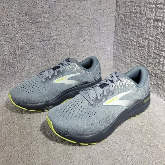 Brooks Ghost 16 Men's Size 9 4E US Gray Running Sneaker Shoes 1104184E040