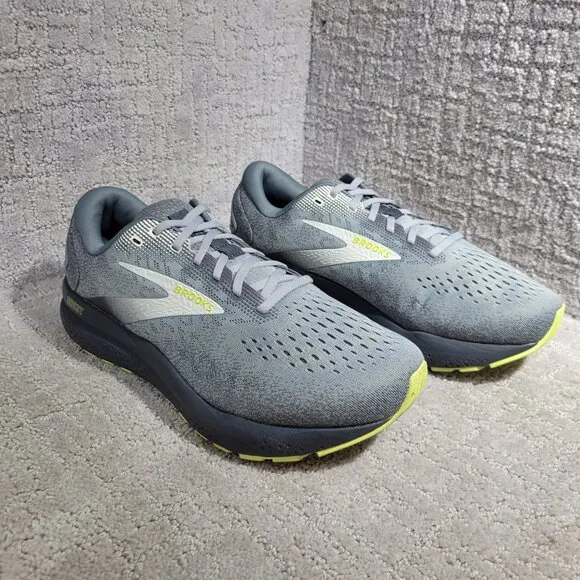 Brooks Ghost 16 Men's Size 9 4E US Gray Running Sneaker Shoes 1104184E040