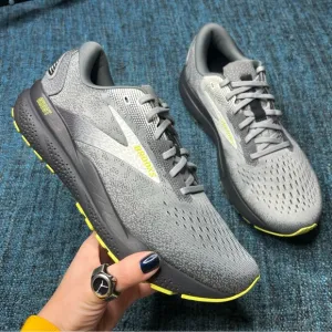 Brooks Ghost 16 Running Shoes in Primer Grey Lime