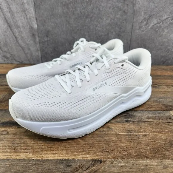 Brooks Ghost Max 2 Size 11 Mens Bright White Casual Athletic Running Shoes