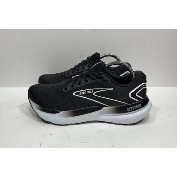Brooks Glycerin 21 Mens Size 8.5 Shoes Black Running 1104191D090 Sneaker Walking