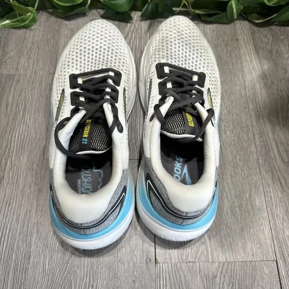 Brooks Glycerin 21 Shoes Mens 11.5 Coconut Forged Iron Yellow Running Trainer