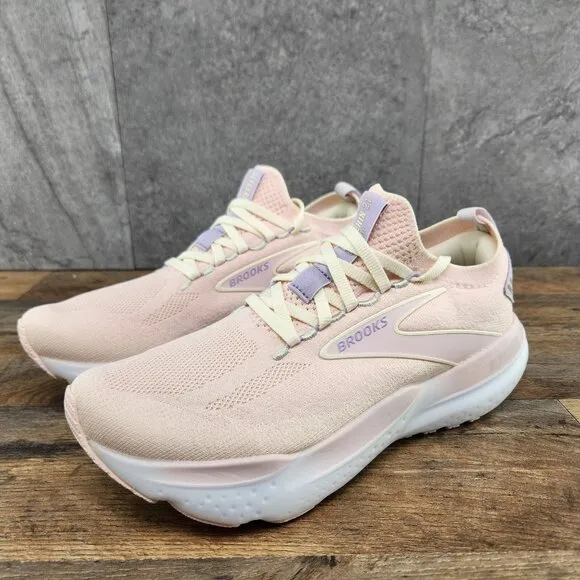 Brooks Glycerin StealthFit 21 Size 8 Womens Pink Marshmallow Running Shoes