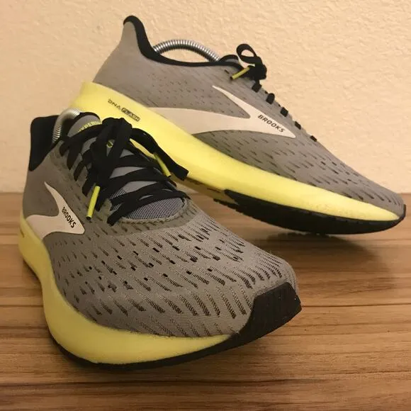Brooks Hyperion Tempo Grey Black Running Shoes Sneakers Mens Sz 8.5 Worn Once D