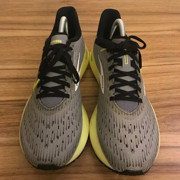 Brooks Hyperion Tempo Grey Black Running Shoes Sneakers Mens Sz 8.5 Worn Once D