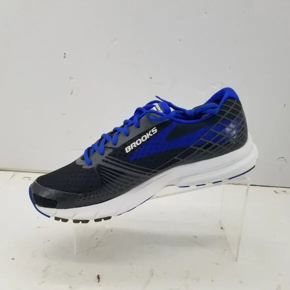 Brooks Launch 3 Black Blue Running Marathon Shoes Sneakers Mens Size 10