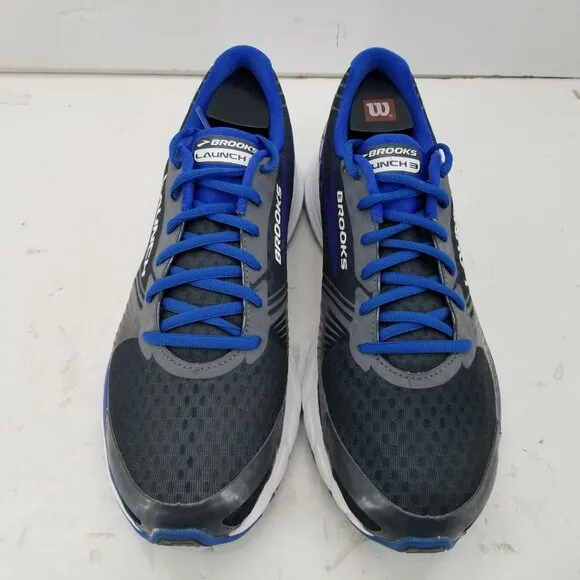 Brooks Launch 3 Black Blue Running Marathon Shoes Sneakers Mens Size 10