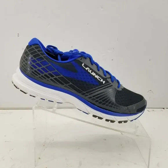 Brooks Launch 3 Black Blue Running Marathon Shoes Sneakers Mens Size 10