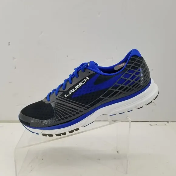 Brooks Launch 3 Black Blue Running Marathon Shoes Sneakers Mens Size 10