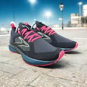 Brooks Levitate Stealthfit 5 Womens 10.5 B Shoes Gray Pink Running Walking