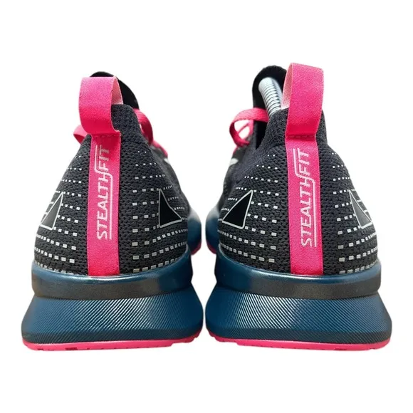 Brooks Levitate Stealthfit 5 Womens 10.5 B Shoes Gray Pink Running Walking