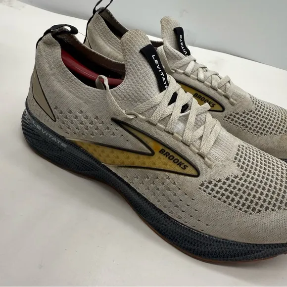 Brooks Levitate Stealthfit 6 Mens 11.5 Running Shoes Sneakers Knit 1103971D121