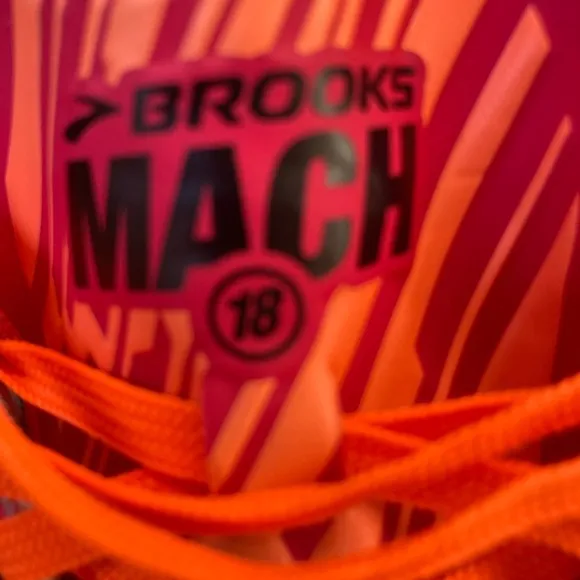 Brooks Mach 18 running shoes with spikes