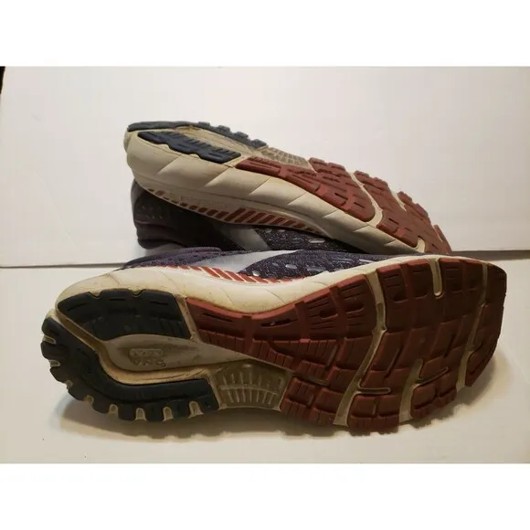 Brooks Mens Adrenaline GTS 21 1103491D420 Gray Running Shoes Lace Up Size 12