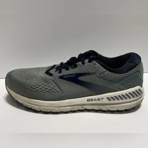 Brooks Mens Beast 20 Running Shoes Gray, Size 10.5 D