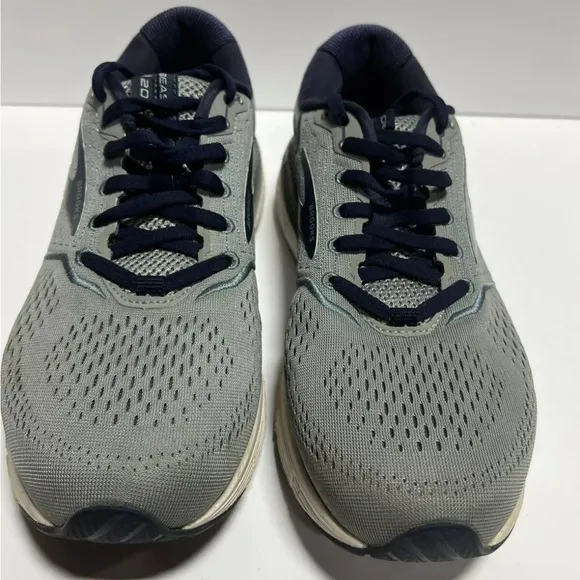 Brooks Mens Beast 20 Running Shoes Gray, Size 10.5 D