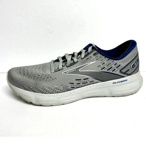 Brooks Mens Glycerin 20 Running Shoe Gray Size 15 M