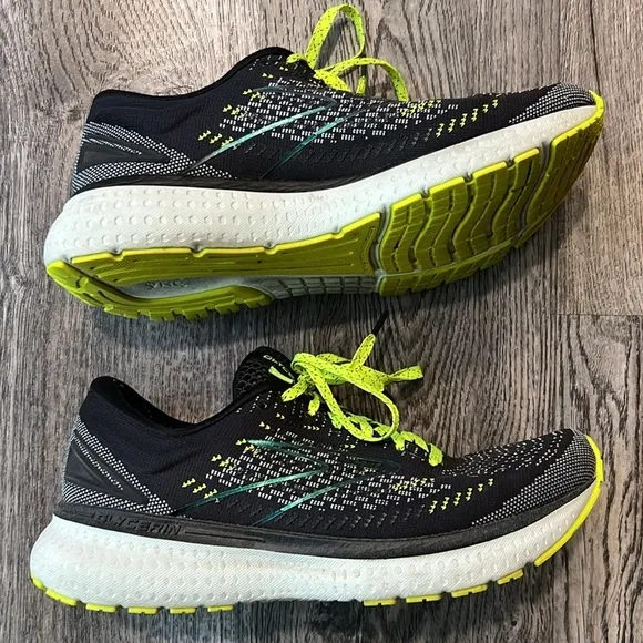Brooks Shoes Black Running Shoes Glycerin 19 Size 8 Athletic Womens Sneakers