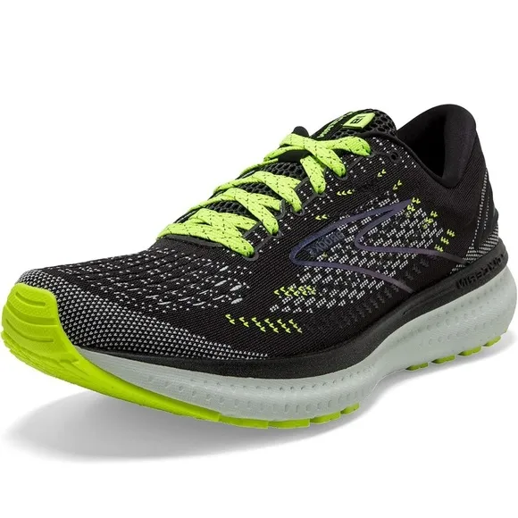 Brooks Shoes Black Running Shoes Glycerin 19 Size 8 Athletic Womens Sneakers