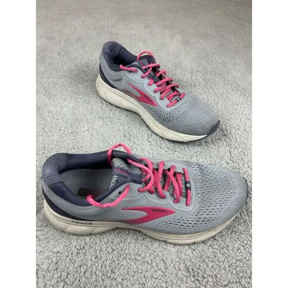 Brooks Trace‎ 1 Women's Size 9.5 Gray/Night Shadow/Raspberry