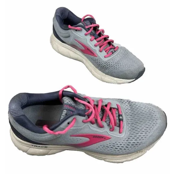 Brooks Trace‎ 1 Women's Size 9.5 Gray/Night Shadow/Raspberry