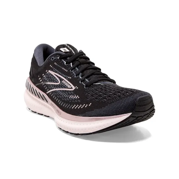 Brooks Women's Glycerine GT 19 black blue lilac white running shoes size 9.5