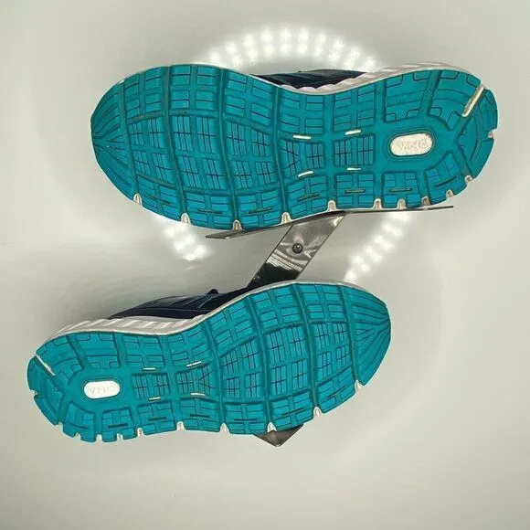 Brooks Womens Addiction 13 1202531B456 Blue Running Shoes Lace Up Size 8.5 B