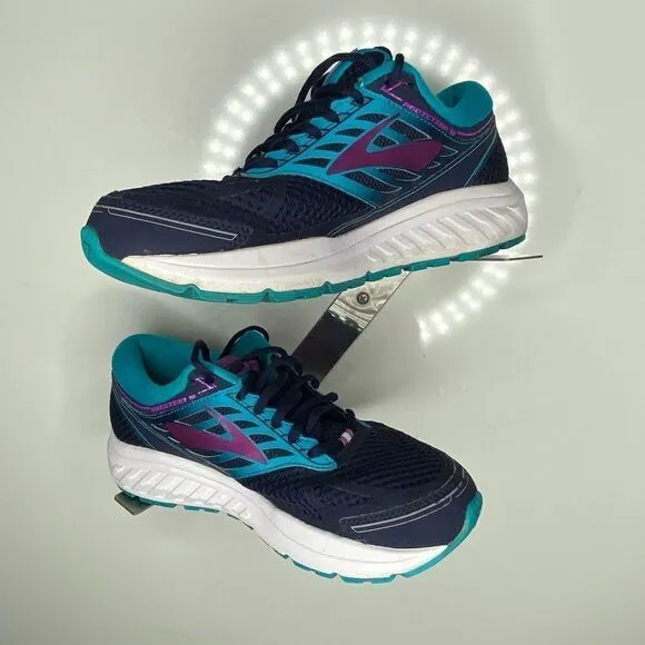 Brooks Womens Addiction 13 1202531B456 Blue Running Shoes Lace Up Size 8.5 B