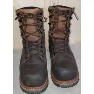 Brunt Boots Mens 11 Distasio Comp Toe Logger Waterproof ASTM F2413-18 EUC