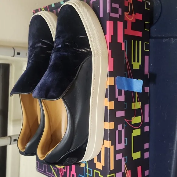 BUSCEMI SNEAKERS VELVET  BEAUTIFUL made in italy