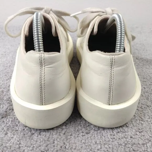 Camper Courb Mens Size 41 EU Shoes Low Top Lace Up Leather Sneakers Off White