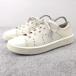 Camper Courb Mens Size 41 EU Shoes Low Top Lace Up Leather Sneakers Off White