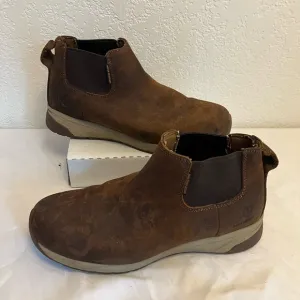 Carhartt Force Men's 4&quot; Leather Comp Safety Toe Romeo Boots Brown Sz 11.5 W Men